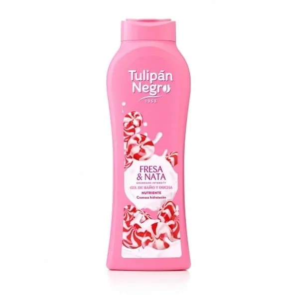 Gel de ducha fresa y nata Tulipán Negro 650 ml. - 0.64 l - Imagen del producto en Findit