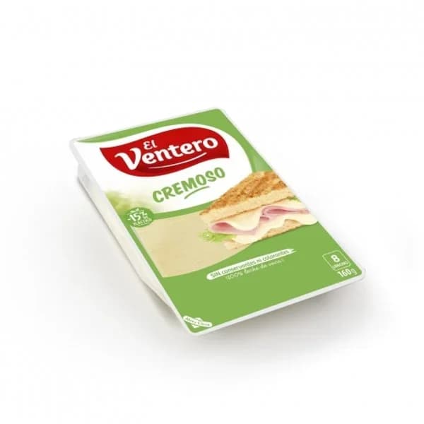 Queso tierno y cremoso en lonchas El Ventero 160 g. - 1 ud - Imagen del producto en Findit