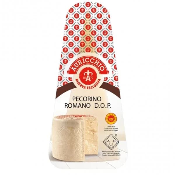 Queso de Oveja Curado Pecorino Romano D.O.P. Auricchio cuña de 250 g - 0.25 kg - Imagen del producto en Findit