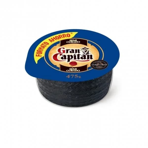Queso de mezcla semicurado Gran Capitán pieza de 475 g - 0.48 kg - Imagen del producto en Findit