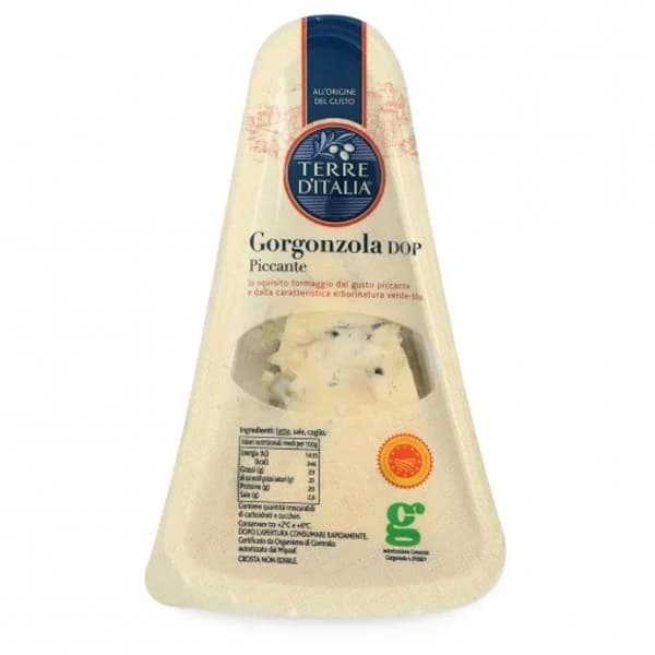 Queso gorgonzola piccante D.O. Terre D´France cuña 170 g - 0.17 kg - Imagen del producto en Findit