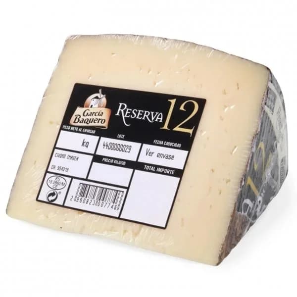 Queso curado mezcla García Baquero cuña de 1/8, 370 g aprox - 1 ud - Imagen del producto en Findit