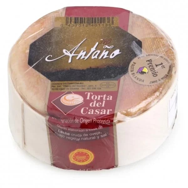 Queso Torta del Casar pequeña D.O El Consorcio de Quesos 380 g aprox - 0.45 kg - Imagen del producto en Findit