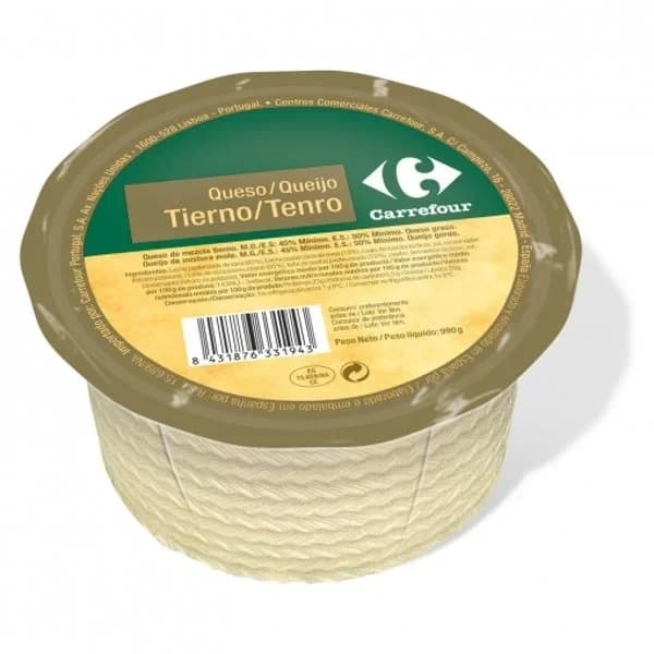 Queso de mezcla tierno mini Carrefour pieza de 990 g - 0.99 kg - Imagen del producto en Findit