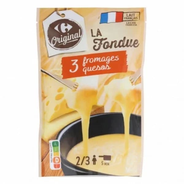 Queso fondue Carrefour Original 400 g. - 0.4 kg - Imagen del producto en Findit