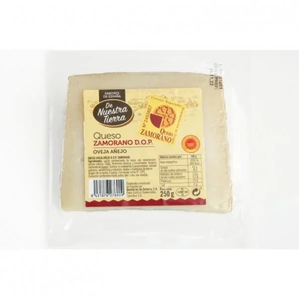 Queso de oveja añejo D.O.P Zamorano De Nuestra Tierra 250 g - 0.25 kg - Imagen del producto en Findit