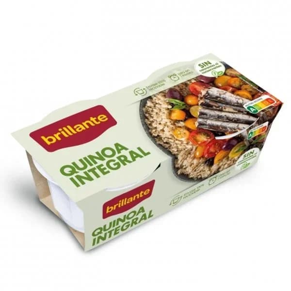 Quinoa integral para microondas Brillante pack de 2 unidades de 125 g. - 0.25 kg - Imagen del producto en Findit