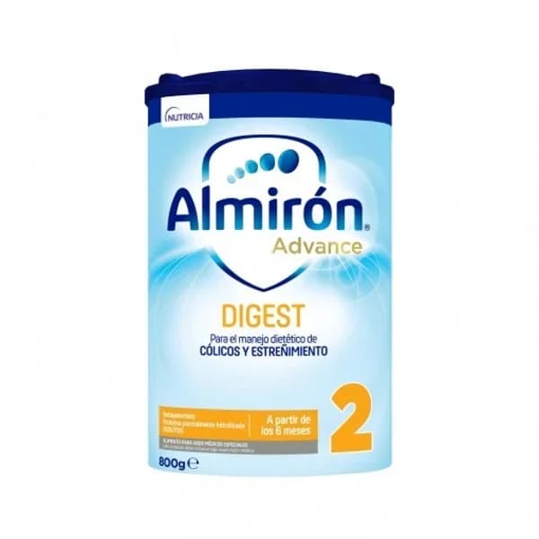 Leche de fórmula anti-cólico y anti-estreñimiento desde los 6 meses en polvo Almirón Advance Digest 2 lata 800 g. - 0.8 kg - Imagen del producto en Findit