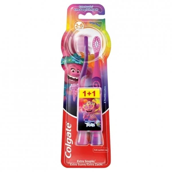 Cepillo manual Smiles 2-6 años COLGATE, pack 2 uds. - 1 ud - Imagen del producto en Findit