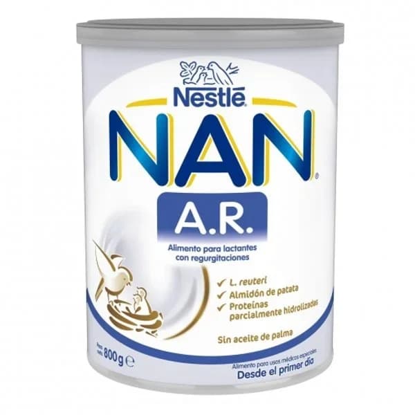 Leche infantil para lactantes con regurgitaciones Nan A.R. lata 800 g. - 0.8 kg - Imagen del producto en Findit