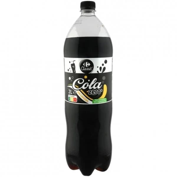 Cola Classic' Carrefour Zero sin cafeína botella 2 l. - 2 l - Imagen del producto en Findit