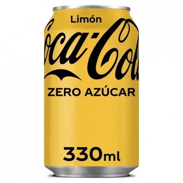Coca Cola zero azúcar sabor limón lata 33 cl. - 0.33 l - Imagen del producto en Findit