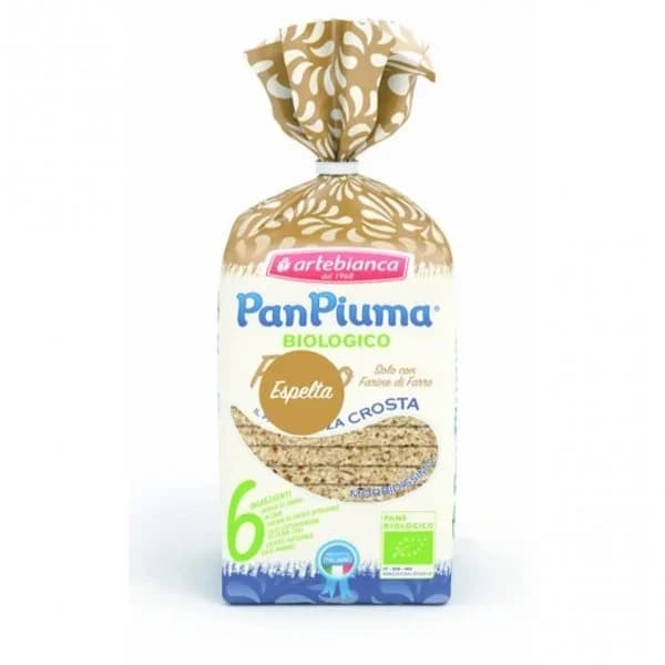Pan de molde elaborado con harina integral 14 % sin corteza de trigo espelta ecológico Artebianca sin lactosa 300 g. - 0.3 kg - Imagen del producto en Findit