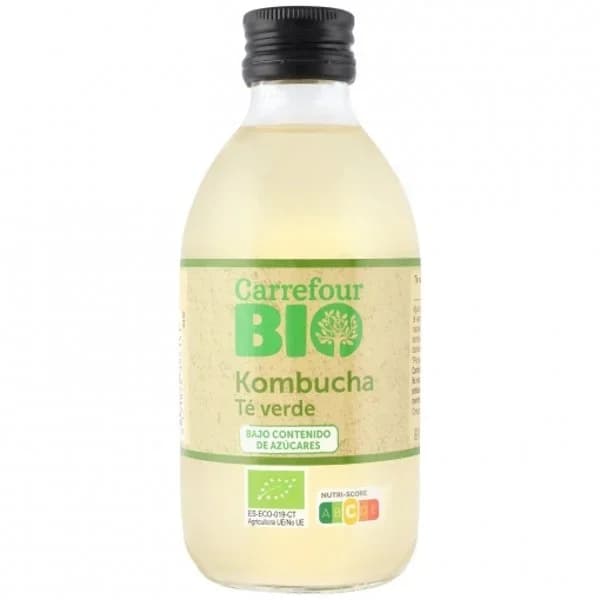 Kombucha té verde ecológico Carrefour Bio botella 250 ml. - 0.25 l - Imagen del producto en Findit