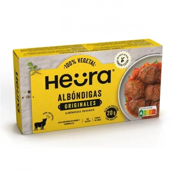 Albóndigas originales Heura sin gluten 208 g. - 0.21 kg - Imagen del producto en Findit