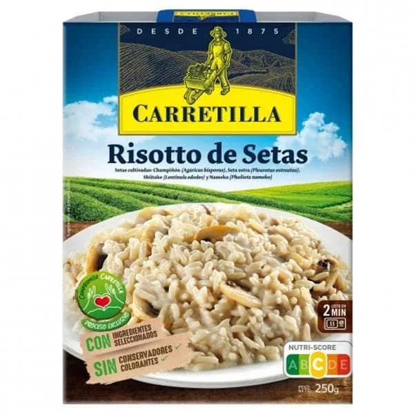 Risotto de setas Carretilla 250 g. - 0.25 kg - Imagen del producto en Findit