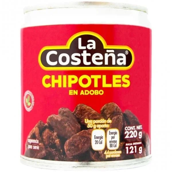 Chiles Chipotles adobados La Costeña 121 g. - 0.22 kg - Imagen del producto en Findit