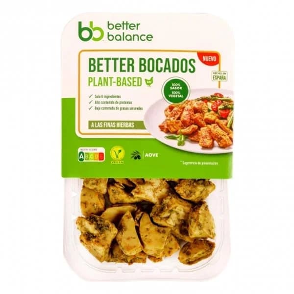 Bocados finas hierbas Better Balance 160 g. - 1 ud - Imagen del producto en Findit