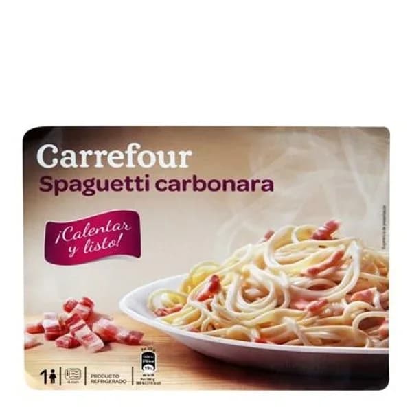 Carrefour Spagueti Carbonara 325 g. - 0.33 kg - Imagen del producto en Findit