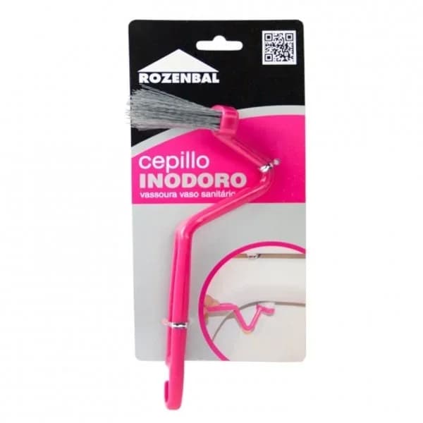 Cepillo Limpia Inodoros ROZENBALL - Fucsia - 1 ud - Imagen del producto en Findit