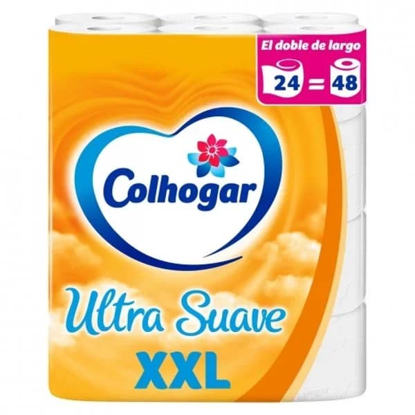Papel higiénico ultra suave XXL Colhogar 24 rollos. - 1 ud - Imagen del producto en Findit