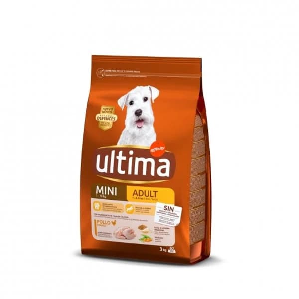 Pienso de pollo para perro adulto mini Ultima 3 Kg - 3 kg - Imagen del producto en Findit