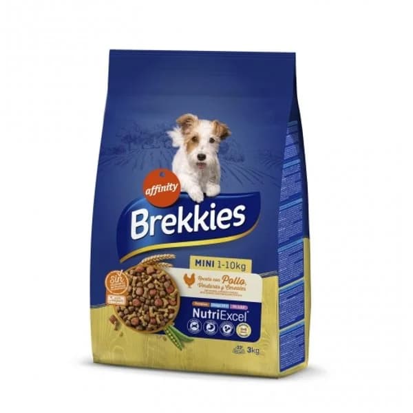 Pienso de pollo y cereales para perros Mini Brekkies Dog 3 Kg. - 3 kg - Imagen del producto en Findit