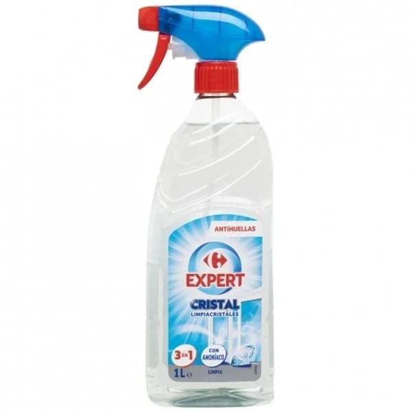 Limpiacristales con amoniaco 3 en 1 Expert Carrefour 1 l. - 1 l - Imagen del producto en Findit