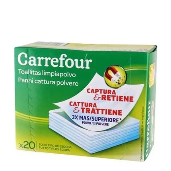 Gamuza atrapa polvo Carrefour 20 ud. - 20 ud - Imagen del producto en Findit