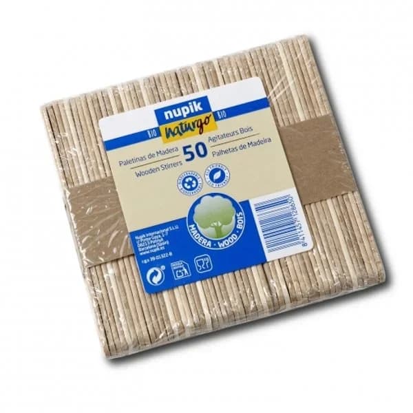 Paletinas de Madera NUPIK Naturgo 50 ud - Madera - 49.5 ud - Imagen del producto en Findit