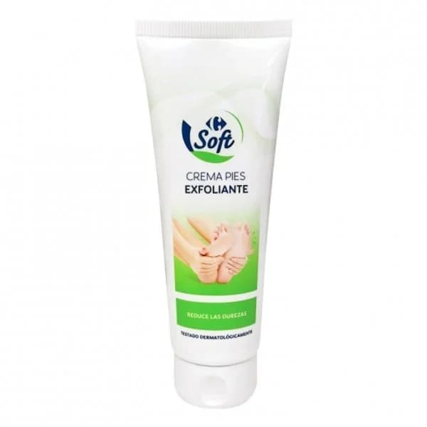 Crema exfoliante pies reduce las durezas Carrefour Soft 125 ml. - 1 ud - Imagen del producto en Findit