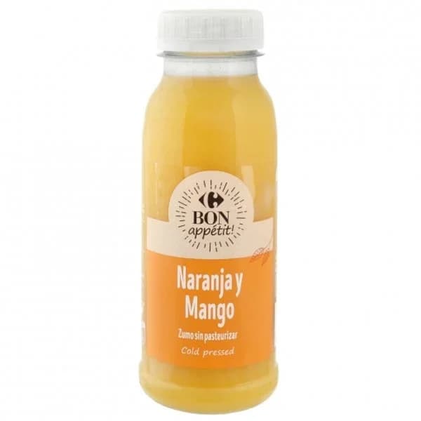 Zumo de naranja y mango Carrefour botella 25 cl - 0.25 l - Imagen del producto en Findit
