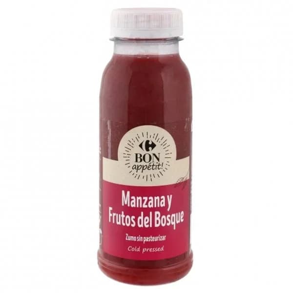 Zumo de manzana y frutos del bosque Carrefour botella 25 cl. - 0.25 l - Imagen del producto en Findit