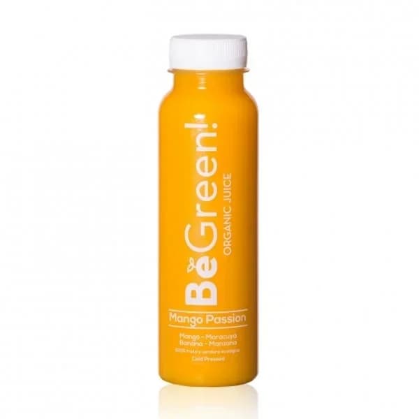 Smoothie de mango, maracuyá, banana y manzana ecológico Be Green si gluten botella 300 ml. - 0.3 l - Imagen del producto en Findit