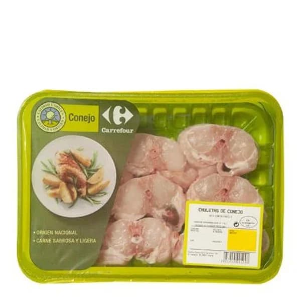 Chuletas de conejo Círculo de Calidad 500 g aprox - 0.5 kg - Imagen del producto en Findit