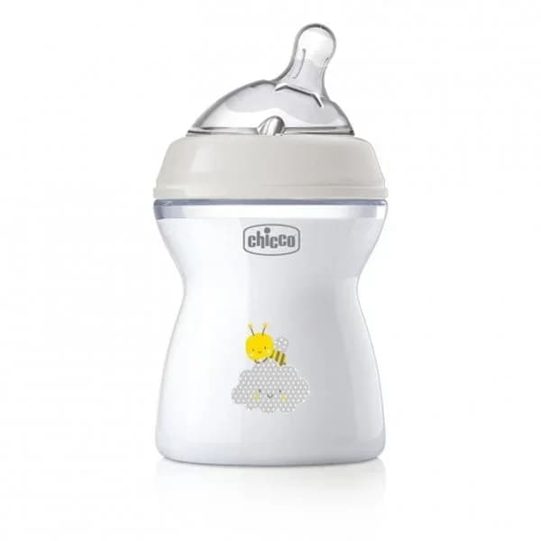 Biberón anticólicos 2+ meses tetina inclinada de silicona NaturalFeeling Chicco 250 ml. - 1 ud - Imagen del producto en Findit