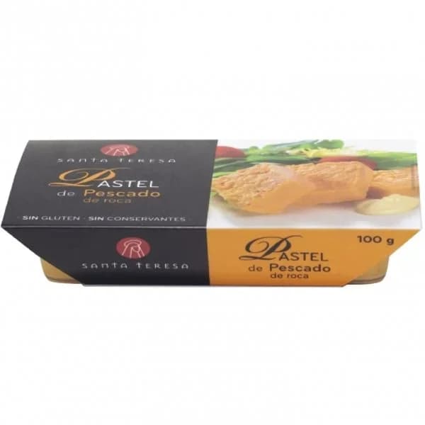Pastel de pescado de roca Santa Teresa sin gluten 100 g. - 1 ud - Imagen del producto en Findit