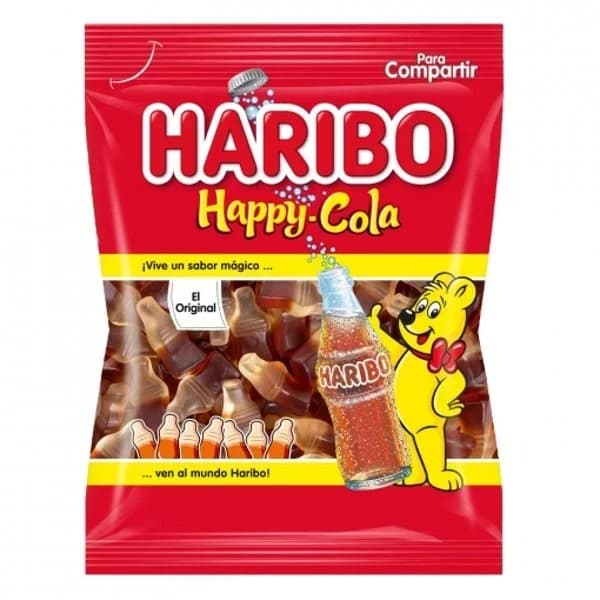 Caramelos de goma Happy Cola Haribo 150 g. - 0.15 kg - Imagen del producto en Findit