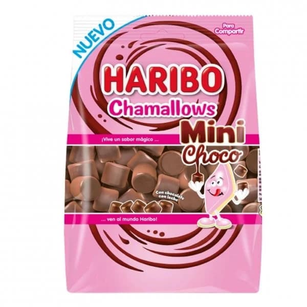 Mini espumas dulces bañadas en chocolate con leche Haribo 140 g. - 0.14 kg - Imagen del producto en Findit