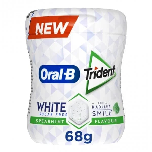 Chicle sabor hierbabuena White Trident sin azúcar 68 g. - 0.07 kg - Imagen del producto en Findit
