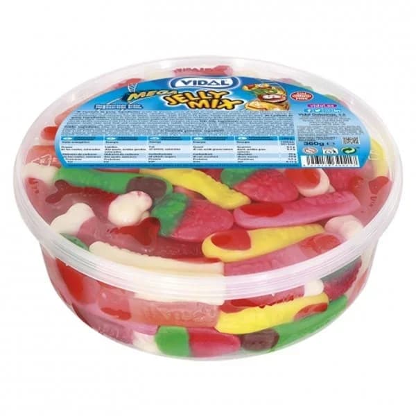 Caramelos de goma Mega Jelly Mix Vidal sin gluten 400 g. - 0.36 kg - Imagen del producto en Findit