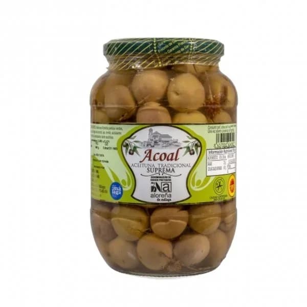 Aceitunas verdes partidas aliñadas Acoal 450 g - 0.5 kg - Imagen del producto en Findit
