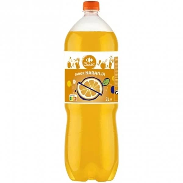 Refresco sabor naranja Carrefour Classic' botella 2 l. - 2.02 l - Imagen del producto en Findit