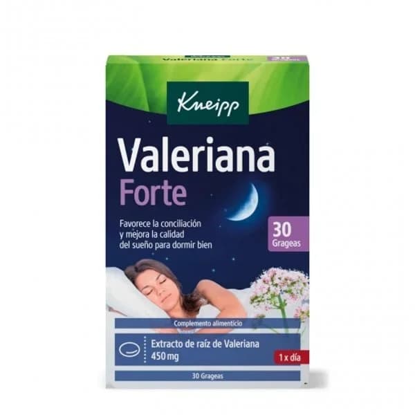 Valeriana forte en comprimidos Kneipp sin gluten sin lactosa 30 ud. - 1 ud - Imagen del producto en Findit