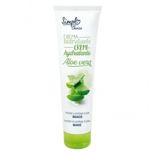 Crema de manos hidratante aloe vera Simpl Choice 150 ml. - 0.15 l - Imagen del producto en Findit