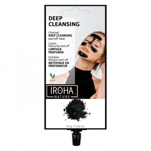Mascarilla facial peel off de carbón limpieza profunda Iroha Nature 1 ud. - 1 ud - Imagen del producto en Findit