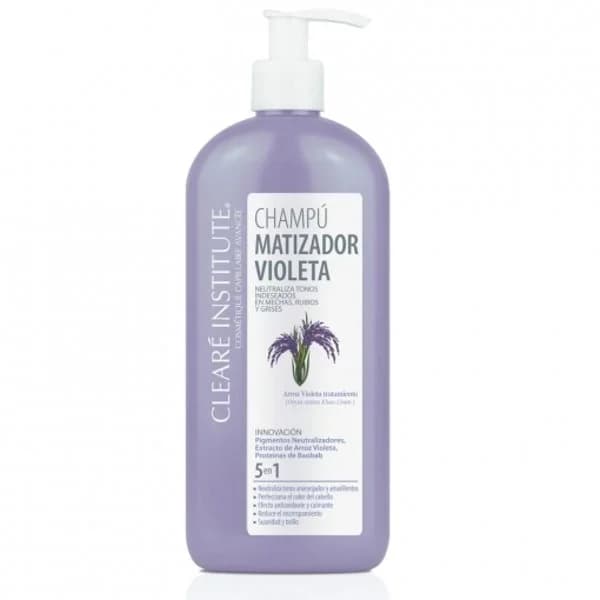 Champú matizador violeta Clearé Institute 400 ml. - 0.4 l - Imagen del producto en Findit