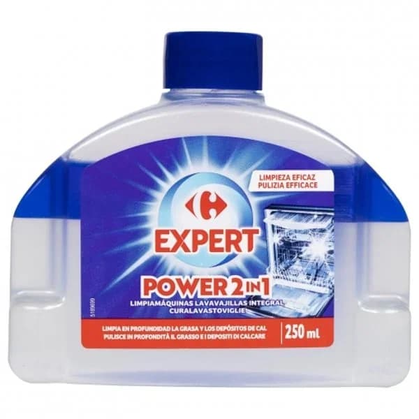 Limpiamáquinas lavavajillas Power 2en1 Carrefour Expert 250 ml. - 0.25 l - Imagen del producto en Findit