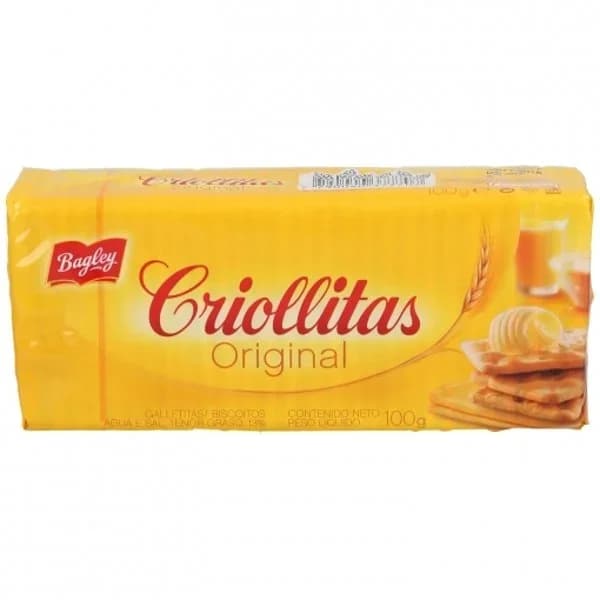 Galletas saladas Criollitas Bagley 100 g. - 0.1 kg - Imagen del producto en Findit
