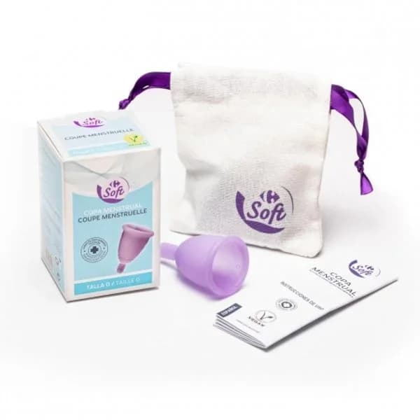 Copa menstrual talla 0 Carrefour Soft 1 ud. - 1 ud - Imagen del producto en Findit